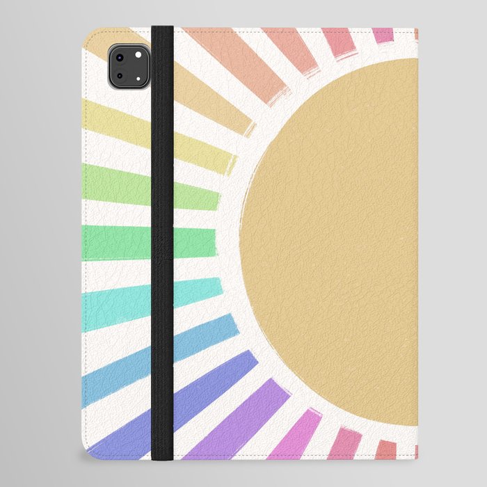 Sun Boho Rainbow Cute Illustration iPad Folio Case