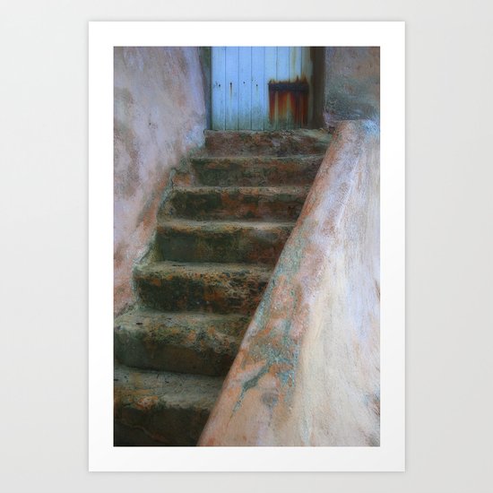 The Turquoise Door Art Print