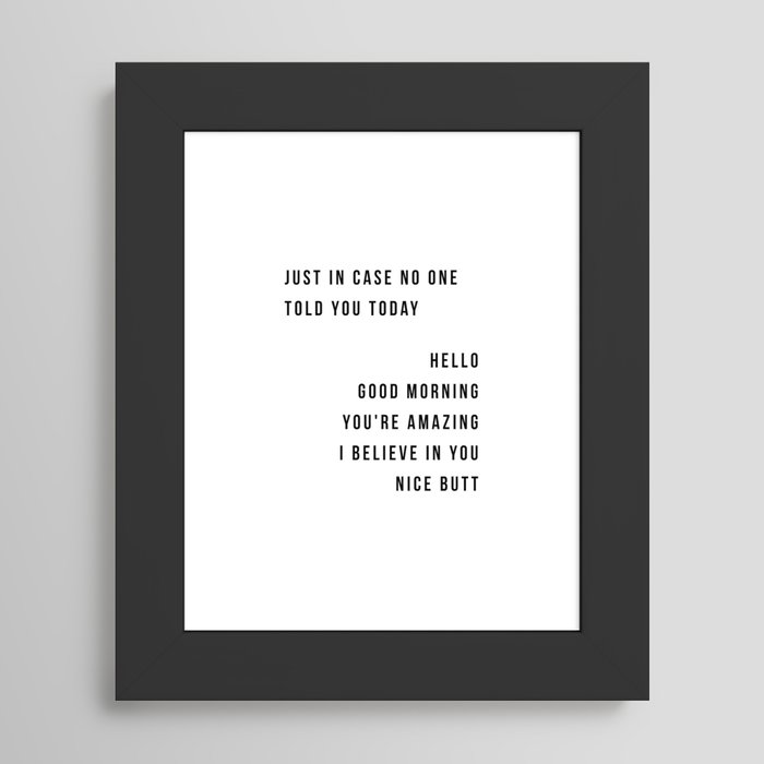 Framed Art Print
