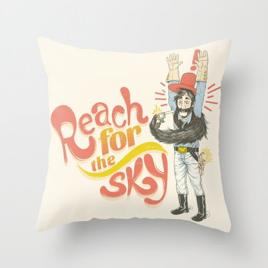 Reach for the Sky Throw Pillow