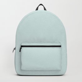 SEA GLASS COLOR. Pale Blue solid color Backpack