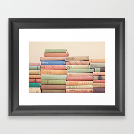Stacked Gems Framed Art Print