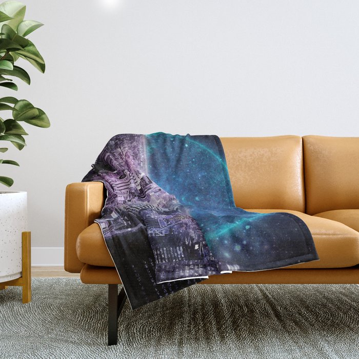 New York City : dream of another world Throw Blanket