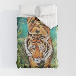 Tiger Stroll Duvet Cover