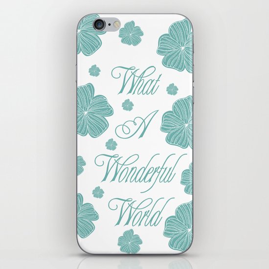 Wonderful World iPhone & iPod Skin