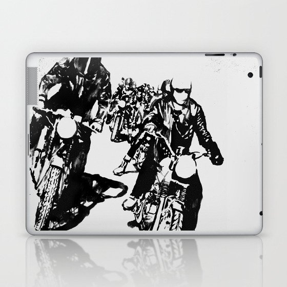 The Horde Motorcycle Art Print Laptop & iPad Skin