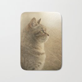 Tabby cat Bath Mat