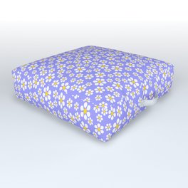 Periwinkle Collection - Dizzy Daisies Outdoor Floor Cushion