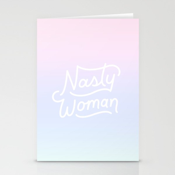 Nasty Woman Rainbow Stationery Cards