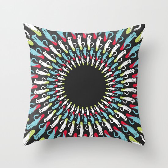 Peace Circle Throw Pillow