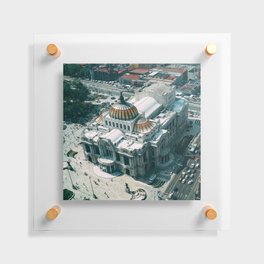 Mexico Photography - Big Palace In The Center Of Mexico City Floating Acrylic Print