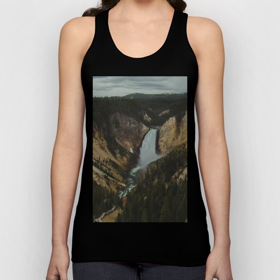 Yellowstone National Park Falls Unisex Tank Top