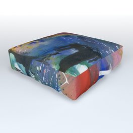abstract candyclouds N.o 12 Outdoor Floor Cushion