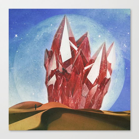 The Crystal Canvas Print