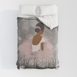 Ballerina Khrystyan V2 Comforter | Graphicdesign, Ballet, Name, Digital, Dancer, Ballerina, Khrystyan, Personalized 