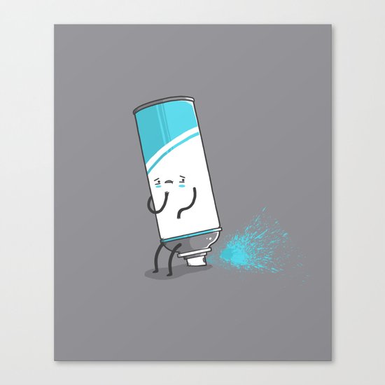 Aerosoiled Canvas Print