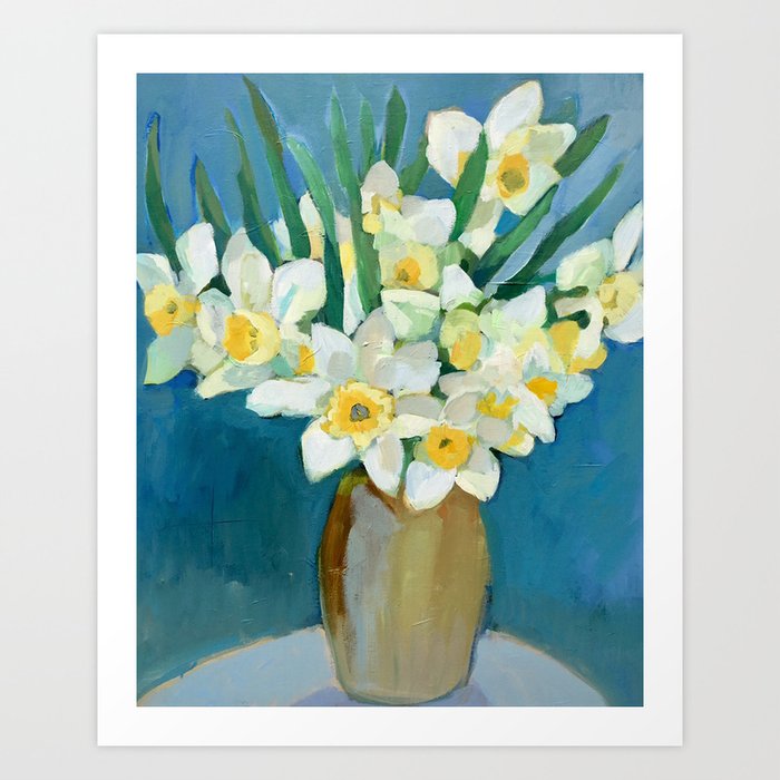 Arthurs' Daffodils Art Print