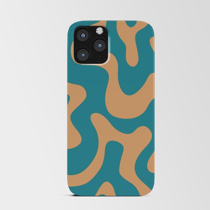 8 Abstract Swirl Shapes 220711 Valourine Digital Design iPhone Card Case