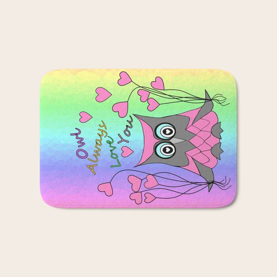 Love You Always Bath Mat