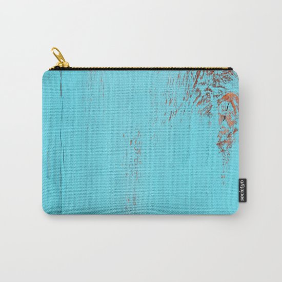 Vintage Wood Carry-All Pouch