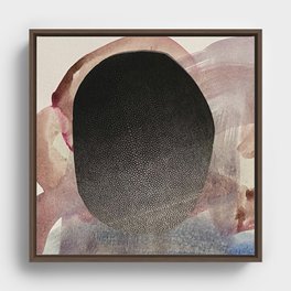 Speckled Blob 2 Framed Canvas