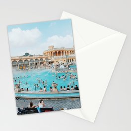 Bathing in Budapest Stationery Cards