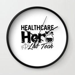 Laboratory Technician Healthcare Hero Lab Tech Wall Clock