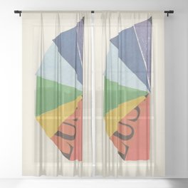 Rainbow Sheer Curtain