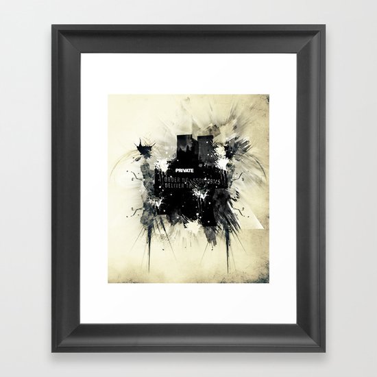 Private place Framed Art Print