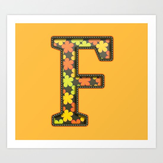 The Letter "F" Art Print