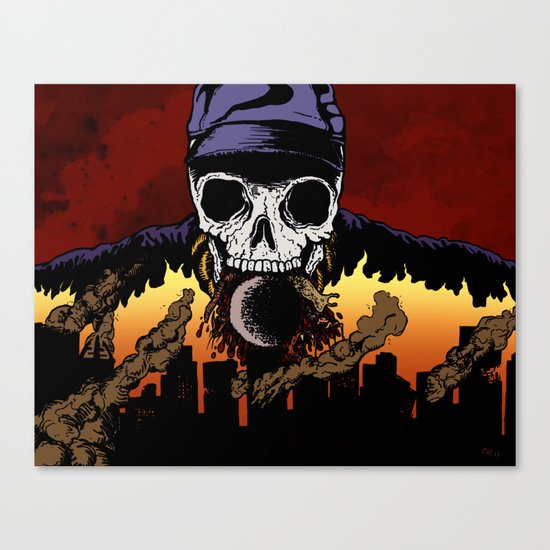 "Hip Hop Horror" by Cap Blackard Canvas Print
