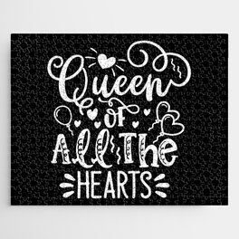 Queen Of All The Hearts Jigsaw Puzzle