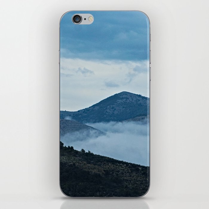 Hills Clouds Scenic Landscape iPhone Skin