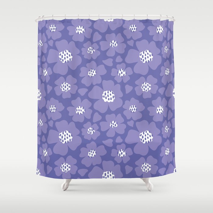 Lilac flowers Shower Curtain