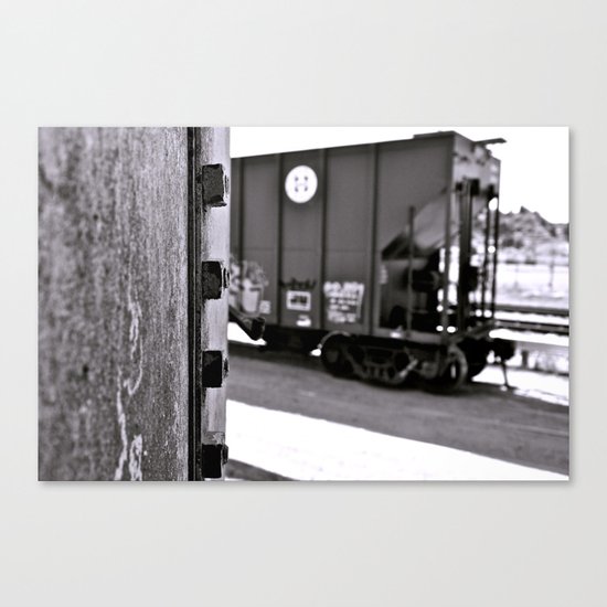 Urban train car Canvas Print