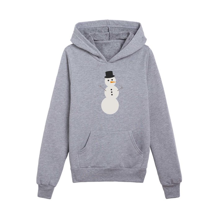 Christmas Snowman Kids Pullover Hoodie