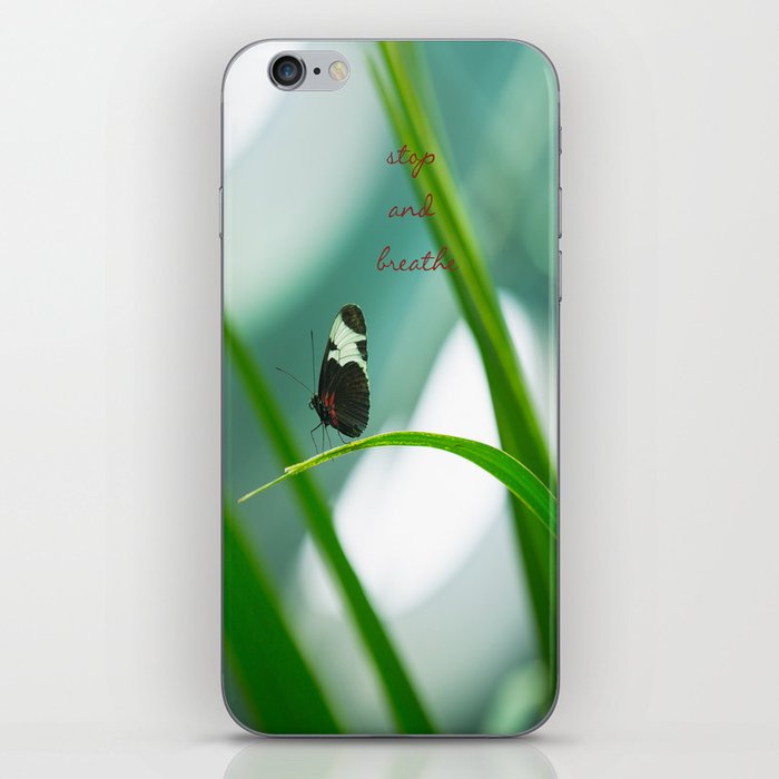 Stop and Breathe - A Reminder iPhone Skin