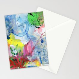 abstract landscape N.o 4 Stationery Card