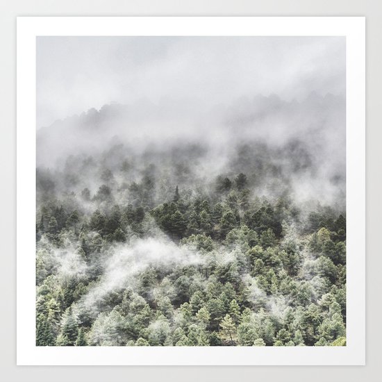 "Mountain light III". Wildderness. Mountains Art Print