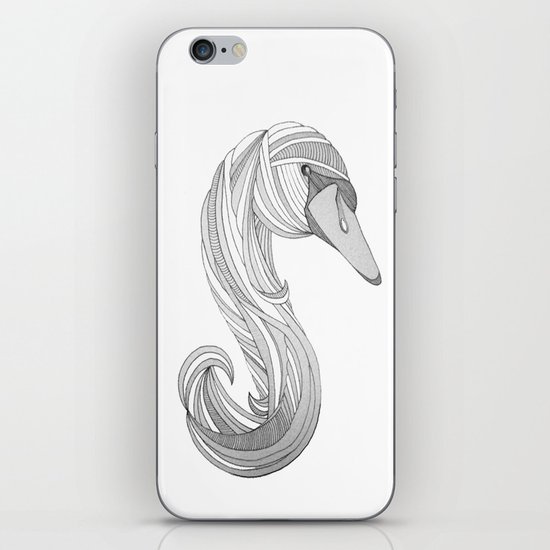 Swan Love iPhone & iPod Skin