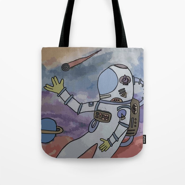 Peace Out, Astronaut! Tote Bag
