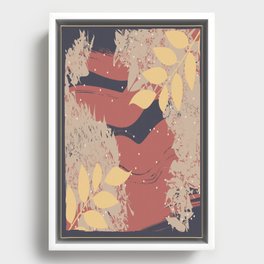 Beautiful Abstract Design Framed Canvas