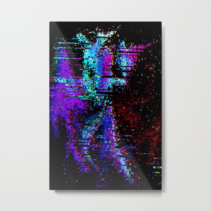 Pixel Metal Print