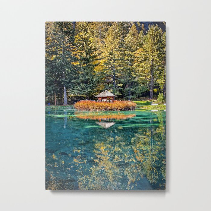 Little Pond in the Alps Metal Print