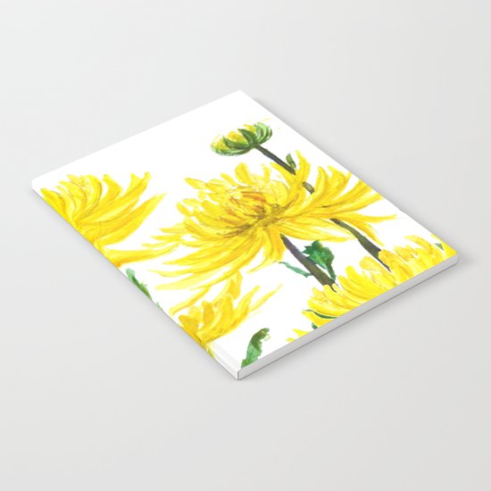 Yellow Chrysanthemums Notebook