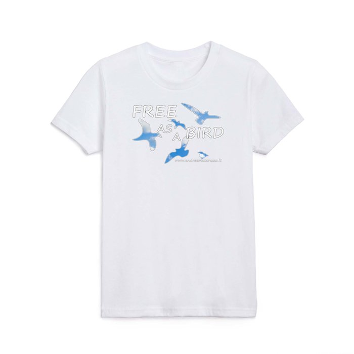 Free as a Bird Kids T Shirt