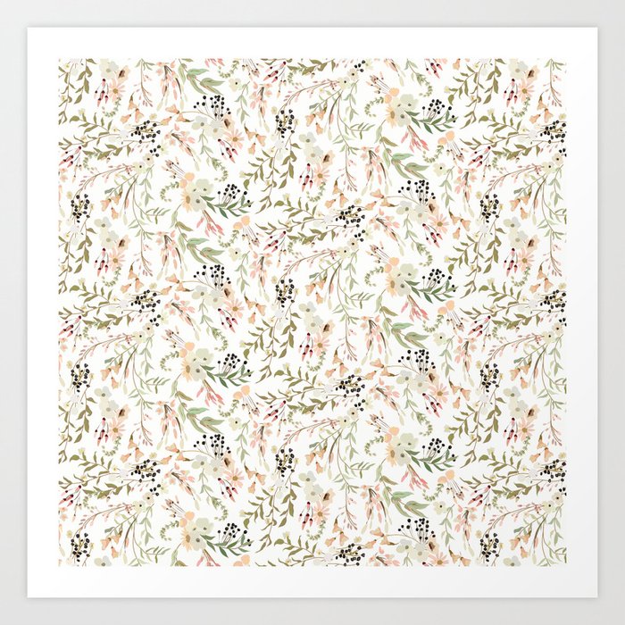 Dainty Intricate Pastel Floral Pattern Art Print By Laurenthomas2 Society6 It is a selection of hand drawn dainty. dainty intricate pastel floral pattern art print by laurenthomas2