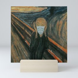 The Scream Masked Mini Art Print