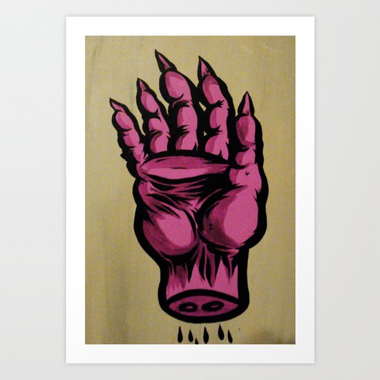 the hand of Zeypheros Art Print