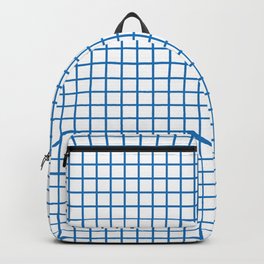 Squared Paper Backpack | Tiledpaper, Bluesquares, Papersquared, Papertiled, Bluelines, Squares, Bluenet, Gift, Gifts, Graphedpaper 